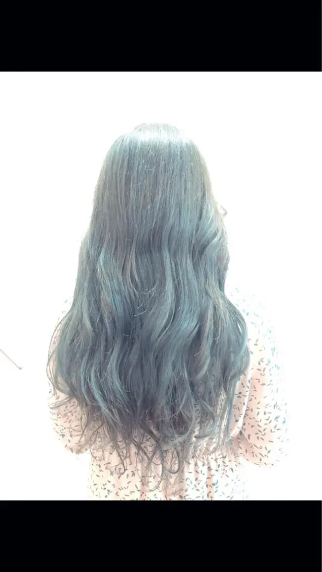 ロング カラー ブリーチ カット ヘアカラー トリートメント 韓国　縮毛矯正 髪質改善　木村のヘアスタイル