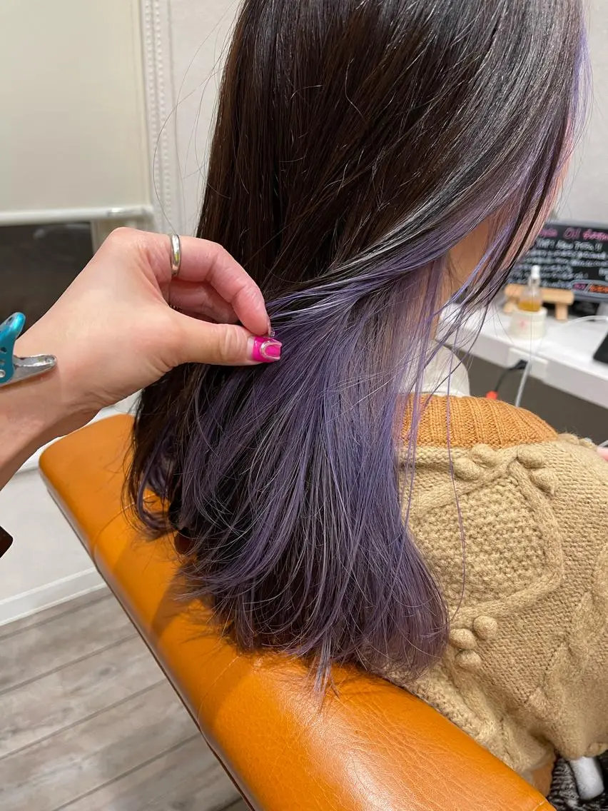 ロング カット ヘアカラー トリートメント YAP！HAIR トコツメアヤノのヘアスタイル
