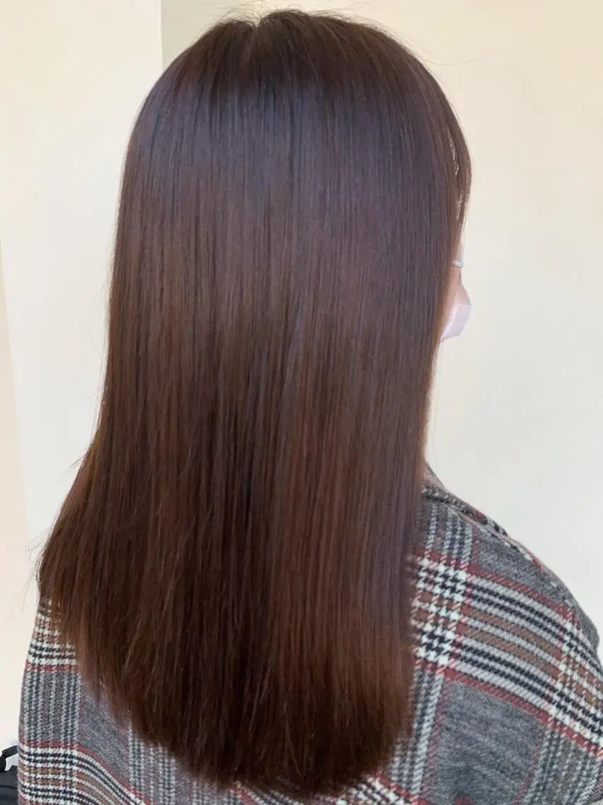 セミロング カット ヘアカラー トリートメント tasty priv ate gardenのヘアスタイル