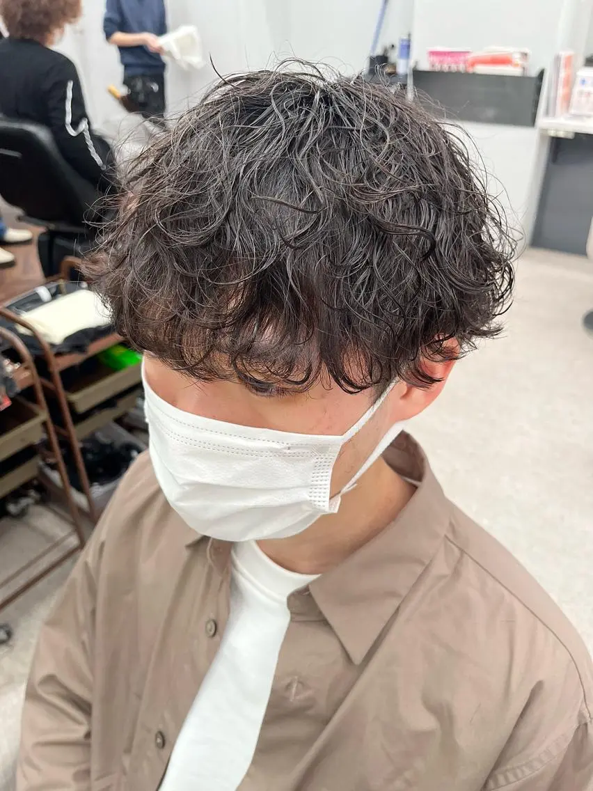 パーマ メンズ カット パーマ 🍐シャドウパーマ メンズ特化/守岡🍐のヘアスタイル