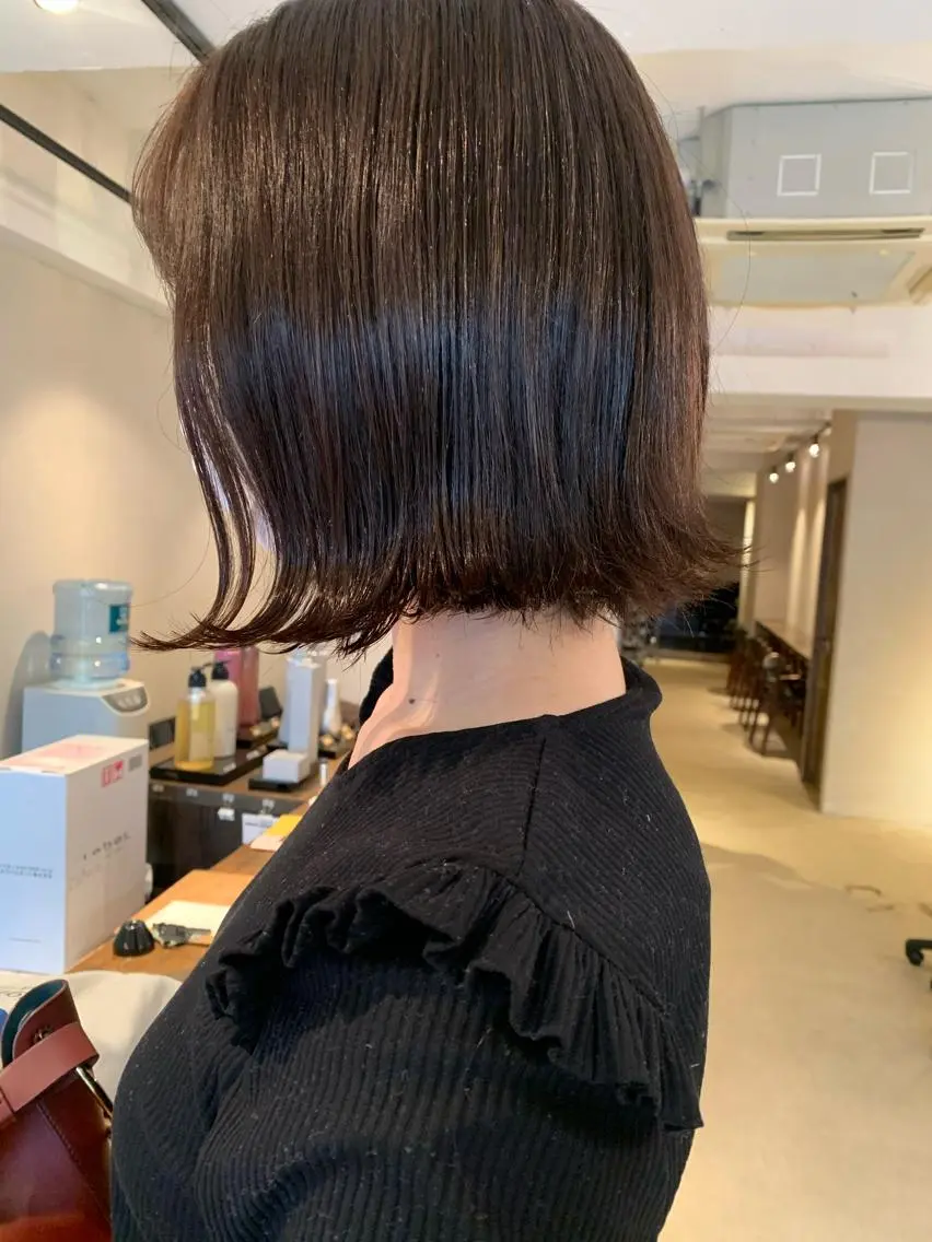 ショート カラー 透明感カラー/縮毛 矯正/YUKAのヘアスタイル