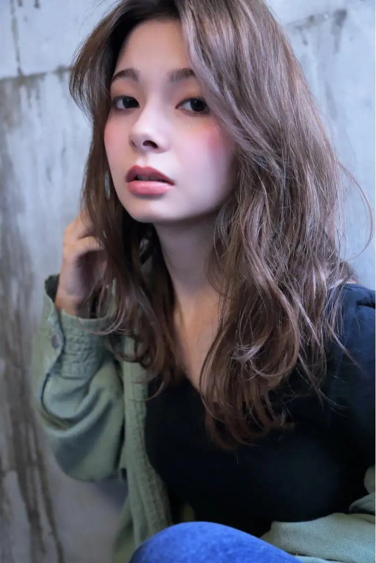 セミロング 代表 吉澤弘哲のヘアスタイル