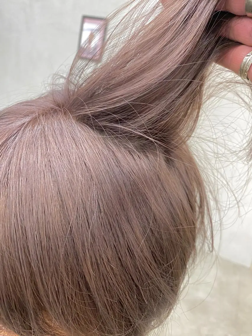 ショート カラー パーマ ヘアアレンジ メンズ キッズ ネイル マツエク・マツパ メンズブリーチ ブリーチ カット ヘアカラー トリートメント 🌸グレージュ/ ベージュ🌸yutaのヘアスタイル