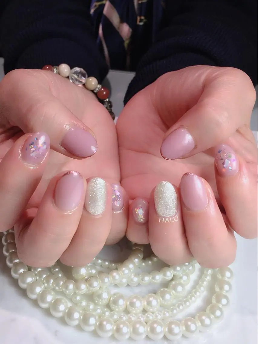 ネイル ガーリー 春ネイル HALU ハルのネイルデザイン