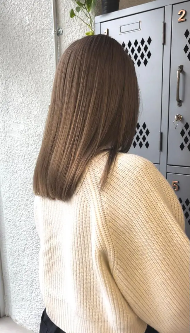 ミディアム ヘアカラー トリートメント ✽透明感ｶﾗｰ ✽ 🍆那須ももこ🍑のヘアスタイル