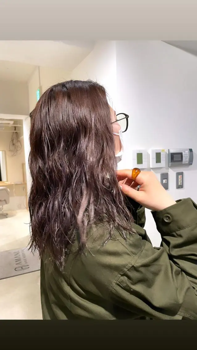 ミディアム パーマ ミディアムパーマ HIBIKI/原宿 ハッシュカット🪄のヘアスタイル