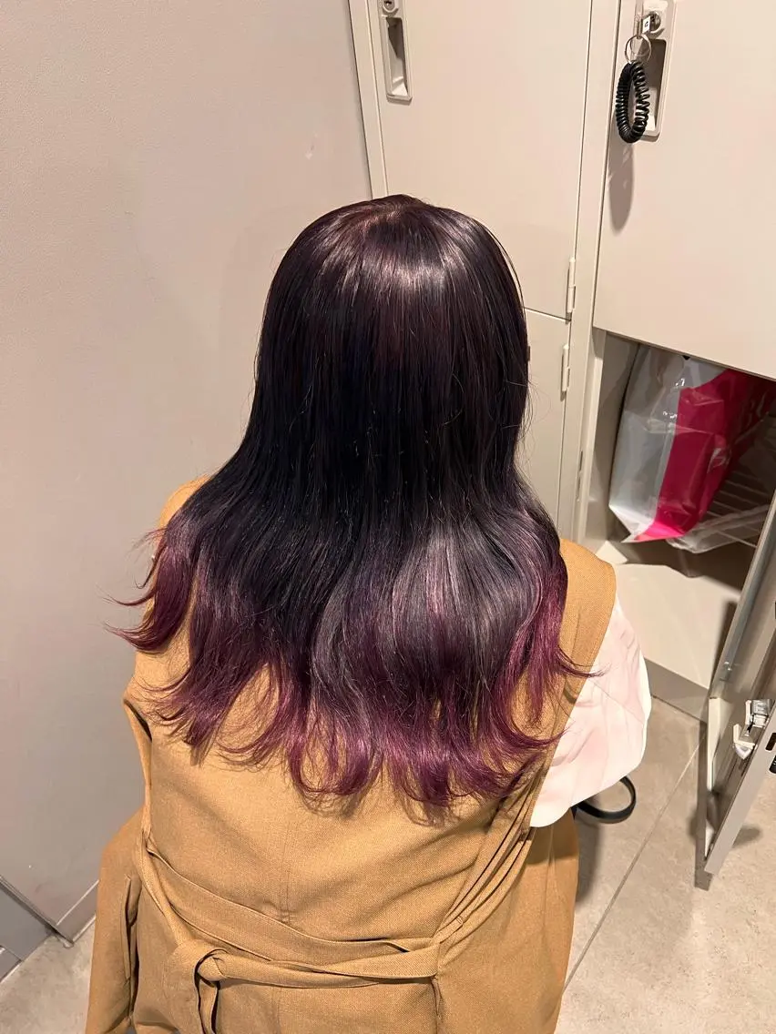 セミロング 💖札幌カラー 指名No.1💖玲奈のヘアスタイル