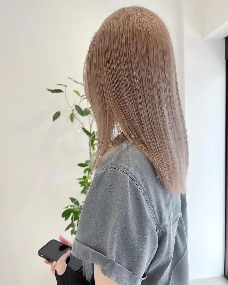 ロング カラー カット ヘアカラー トリートメント fit stand /HIIRAGIのヘアスタイル