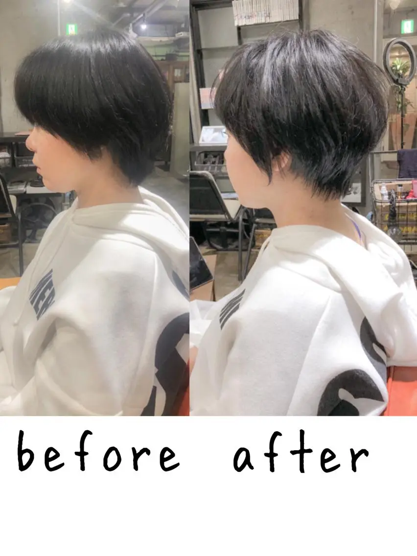 ショート 丸みショート ショートヘア 北條 優輝のヘアスタイル