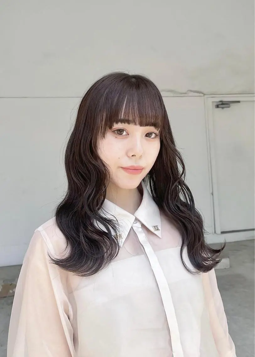 ロング カラー 村田梨乃/ minim hairのヘアスタイル