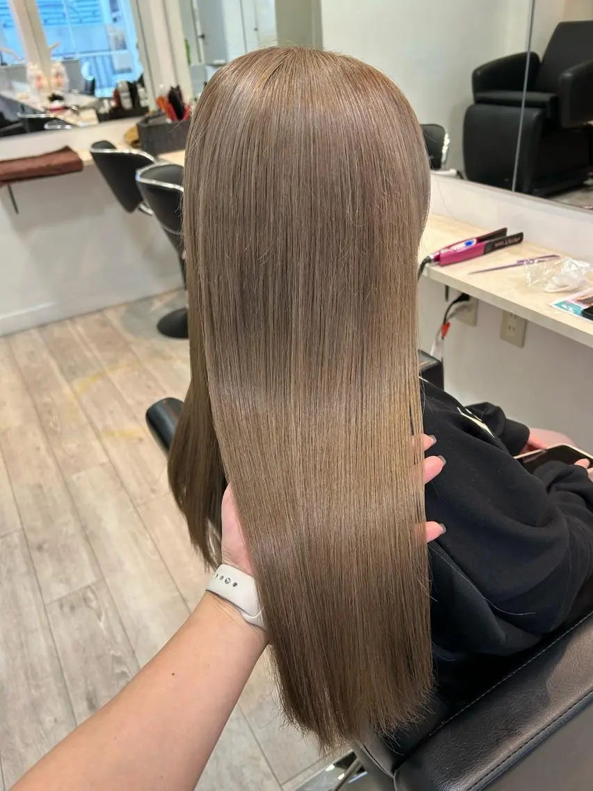 ロング カラー ヘアアレンジ 代表🎀 ふわモテ愛 され髪🩷yumiのヘアスタイル