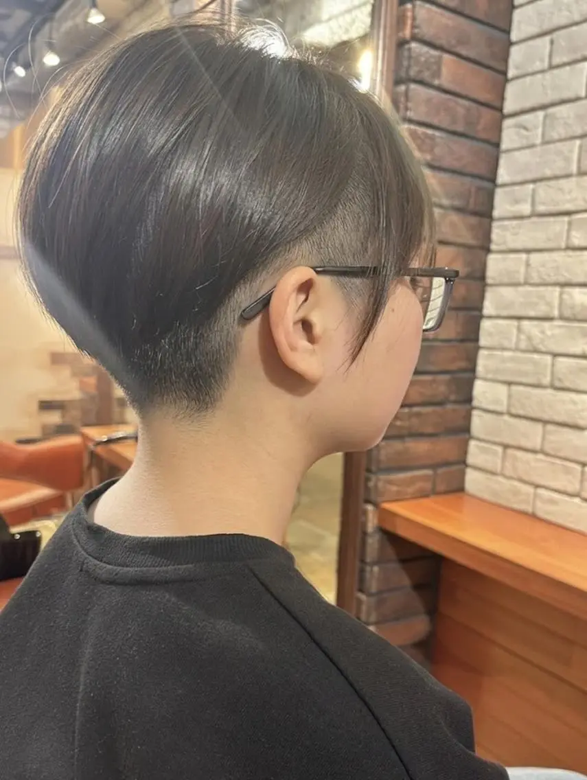 ショート カット トリートメント flencia 丸 和博|カットのヘアスタイル