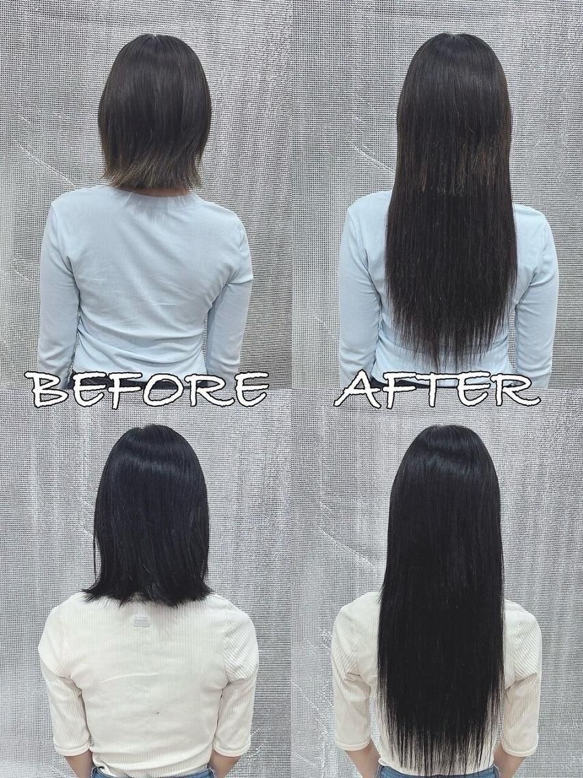 ロング カラー ヘアアレンジ シールエクステ バレイヤージュ ブリーチ ケアブリーチ ダブルカラー LIP 大阪本店 エクステ MISAのヘアスタイル