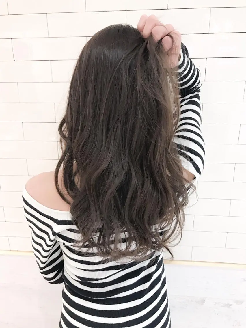 セミロング カラー アッシュ ベージュカラー 🧡ショートの達人 🧡SHOのヘアスタイル