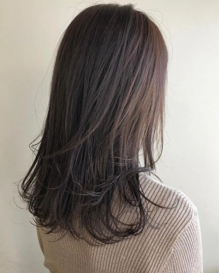 セミロング カット ヘアカラー トリートメント RYOMA/ 似合わせ🎧🤍のヘアスタイル