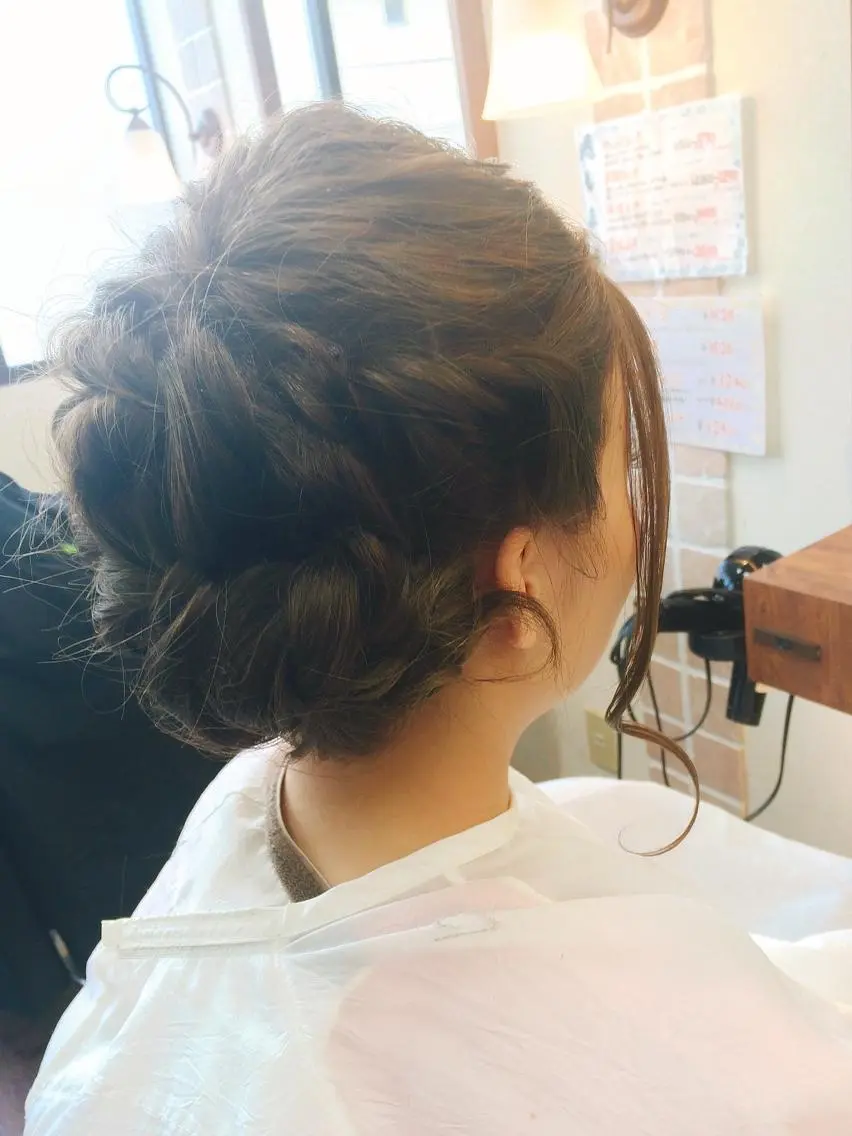ヘアアレンジ 結婚式・ブライダル 大野 まゆのヘアスタイル