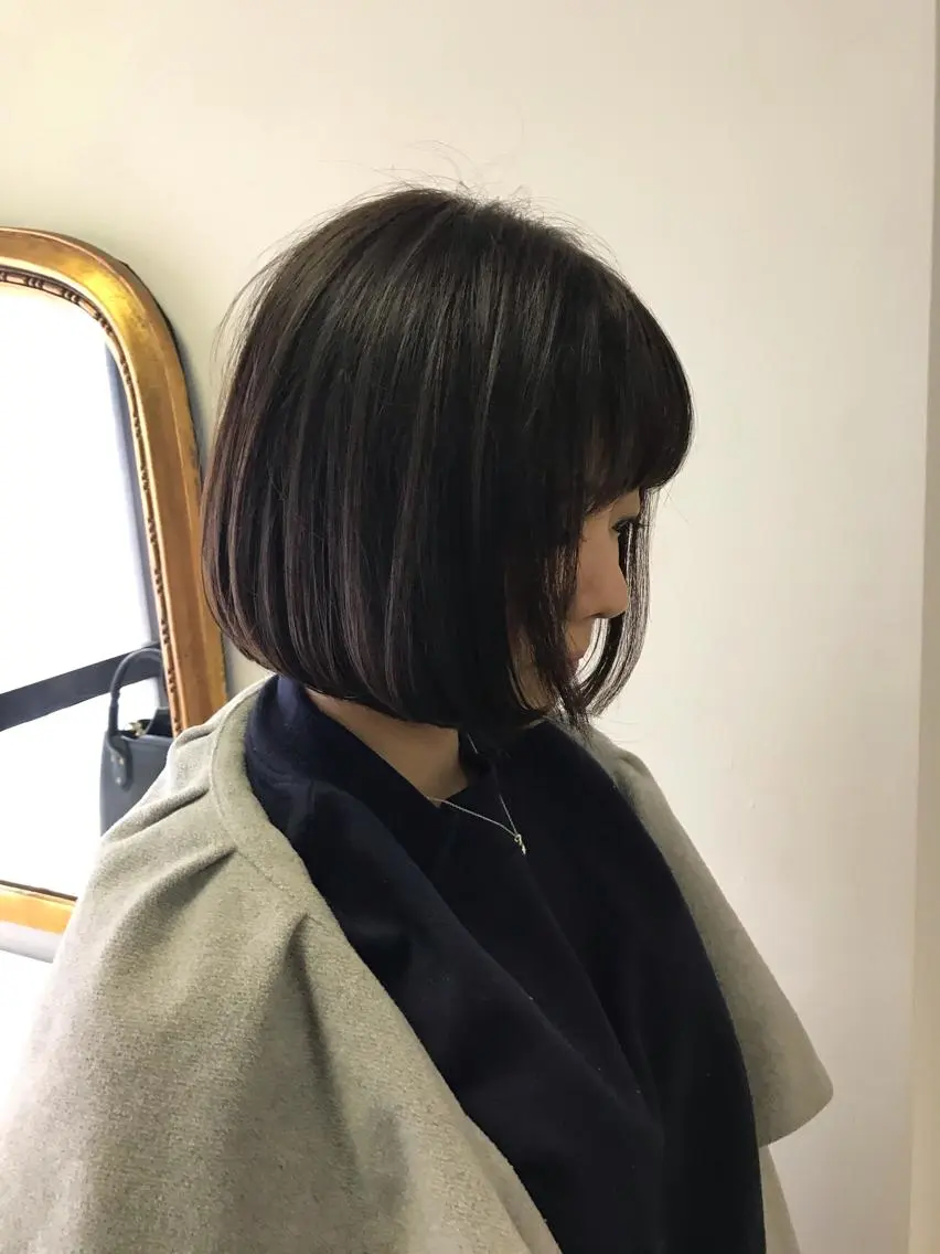 ミディアム 丹羽大喜 縮毛矯正/美髪矯正のヘアスタイル