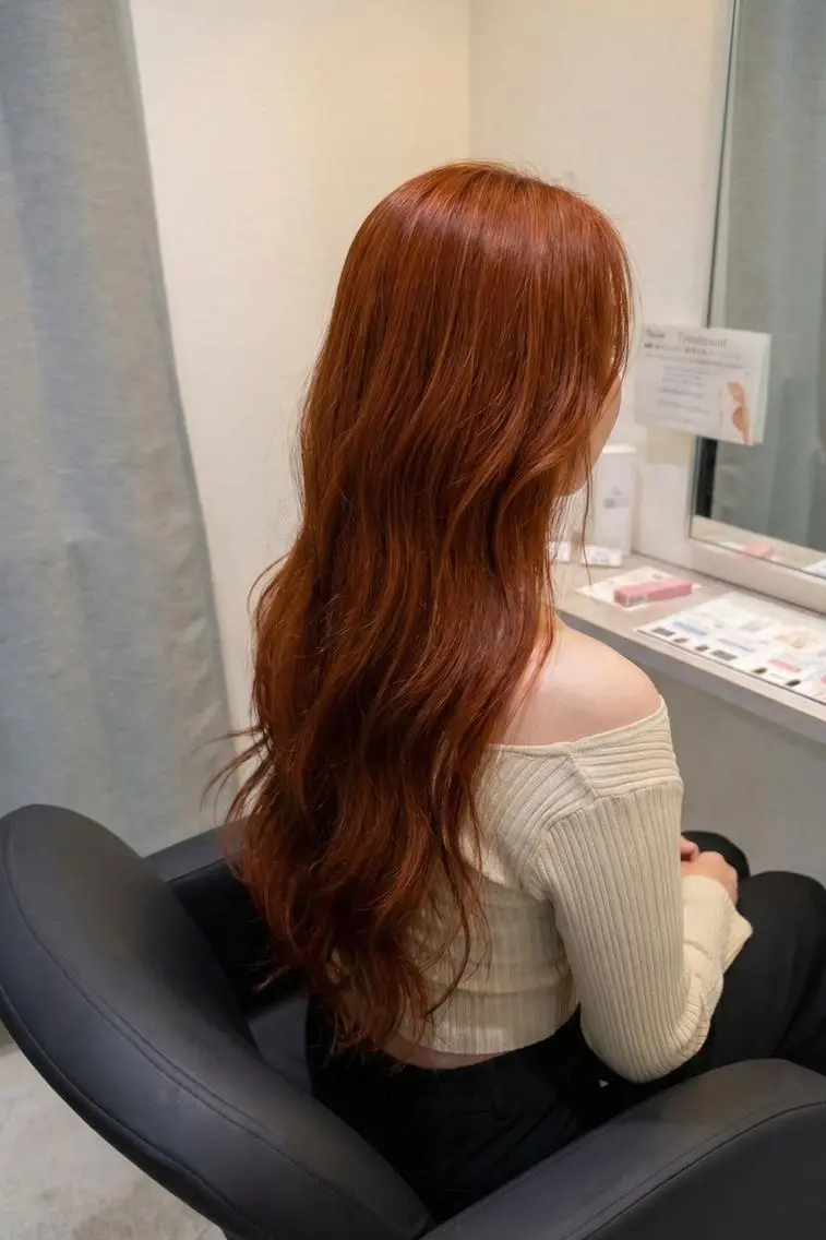 ロング tre.甲子園口店/ レイヤーカットのヘアスタイル