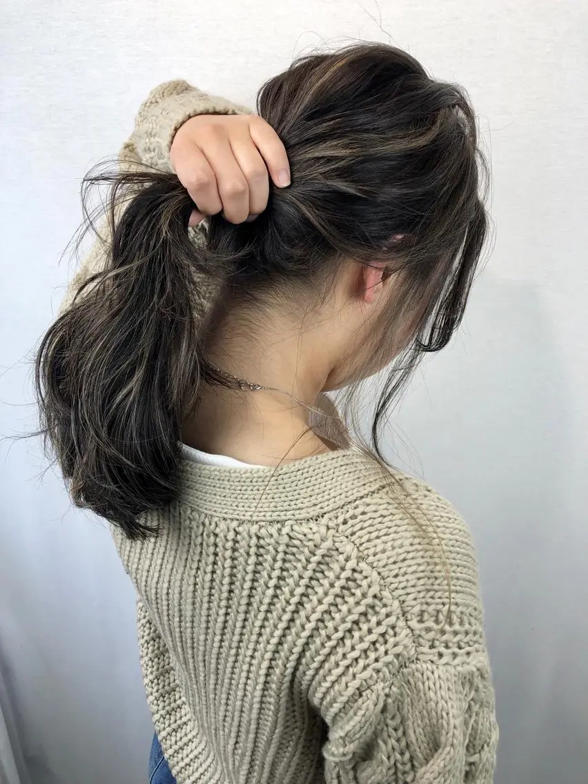 ロング カラー ハイライトカラー ハイライト ヘアカラー 🤍2nd🤍田所 美希のヘアスタイル