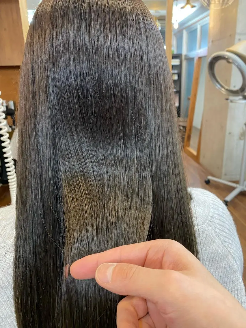 ロング カラー トリートメント 【🉐学割】応援📣 ミニモ限定🤩千 田のヘアスタイル