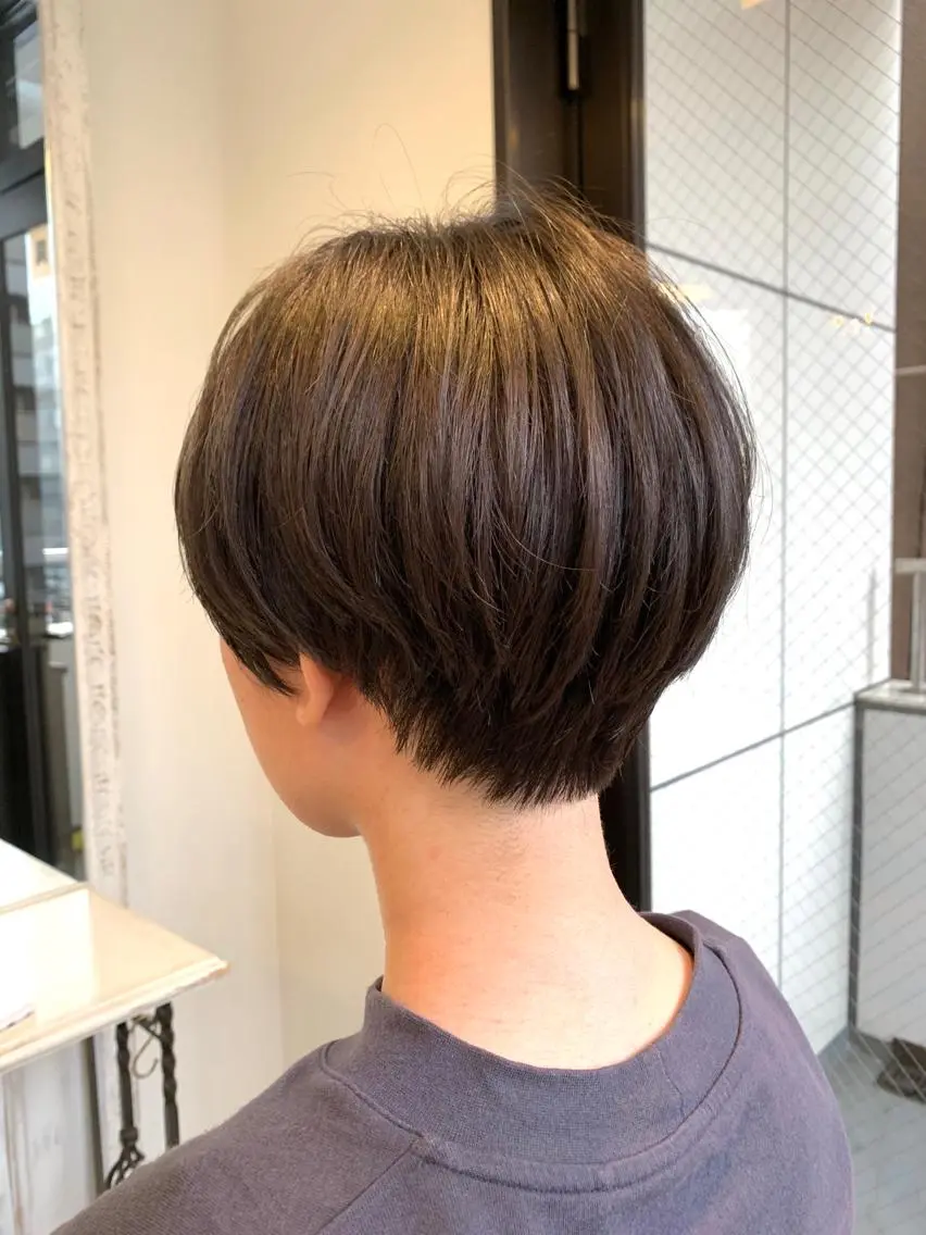 ショート カラー 【azure横浜】 🧸misaki🌸のヘアスタイル