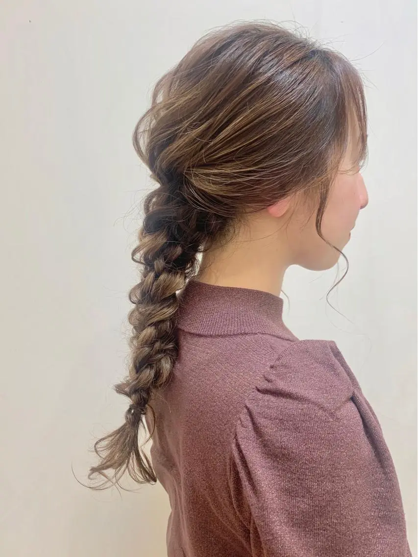 ロング ヘアアレンジ 【ボブ/個室サロン】 癒し空間mimuraのヘアスタイル