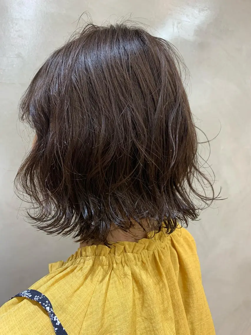 ミディアム カラー パーマ sakoda shunkiのヘアスタイル