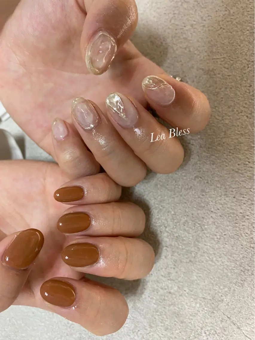 ネイル ハンドネイル Lea Bless 河原町のネイルデザイン