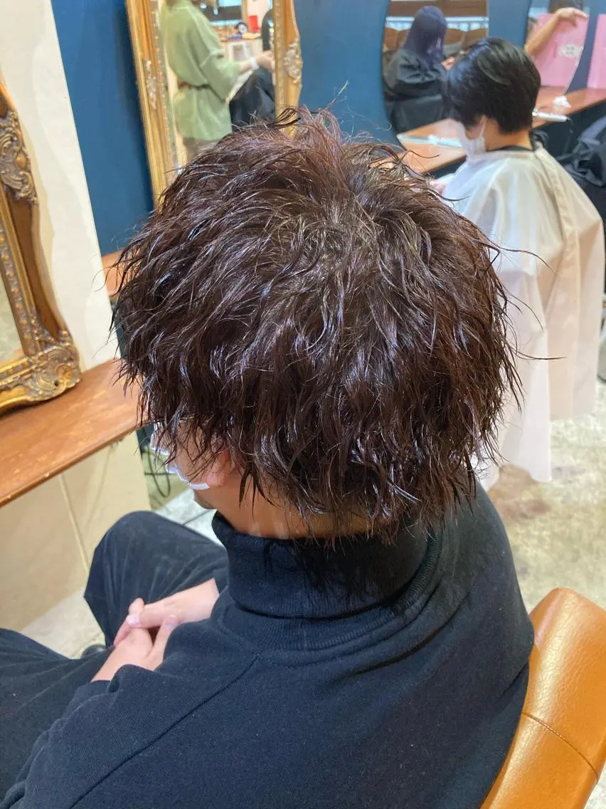 メンズ カット パーマ メンズ特化 TAKUYAのヘアスタイル