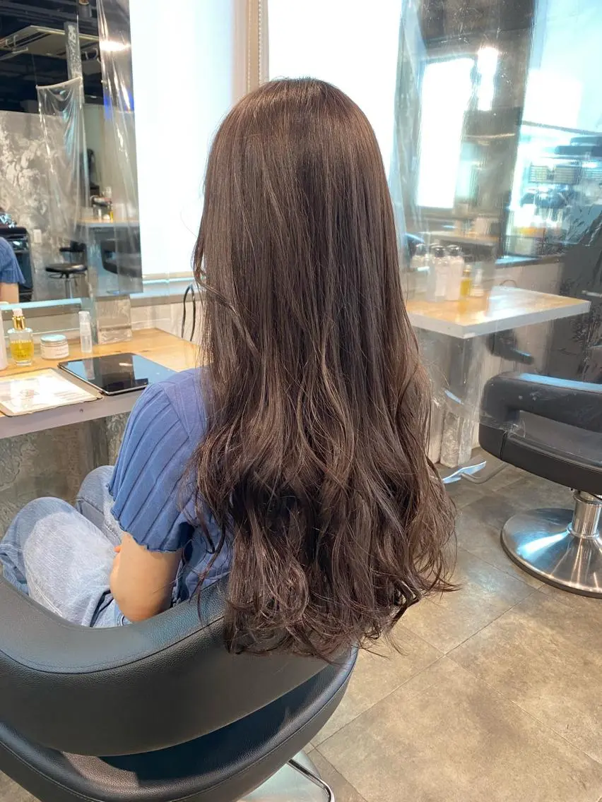 ロング カラー ヘアカラー トリートメント ヘッドスパ ヘアセット エフェクトブリーチ 🌟前澤啓太朗のヘアスタイル
