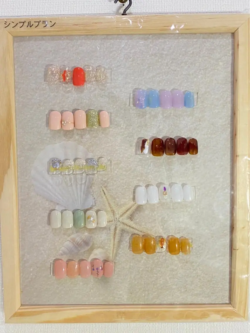 ネイル アートネイル ワンカラーネイル シンプルネイル ハンドネイル Nail&eye Belire 新宿のネイルデザイン