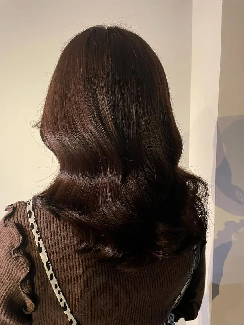 ロング カラー ヘアアレンジ 透明感カラー/推しカ ラー☁️JURAのヘアスタイル