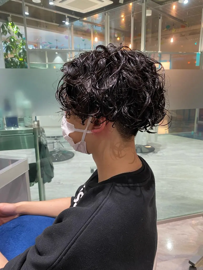 ミディアム パーマ メンズ ミディアムパーマ メンズパーマ ツイストスパイラルパーマ スパイラルパーマ Riganuts王子 Hayato✂︎のヘアスタイル