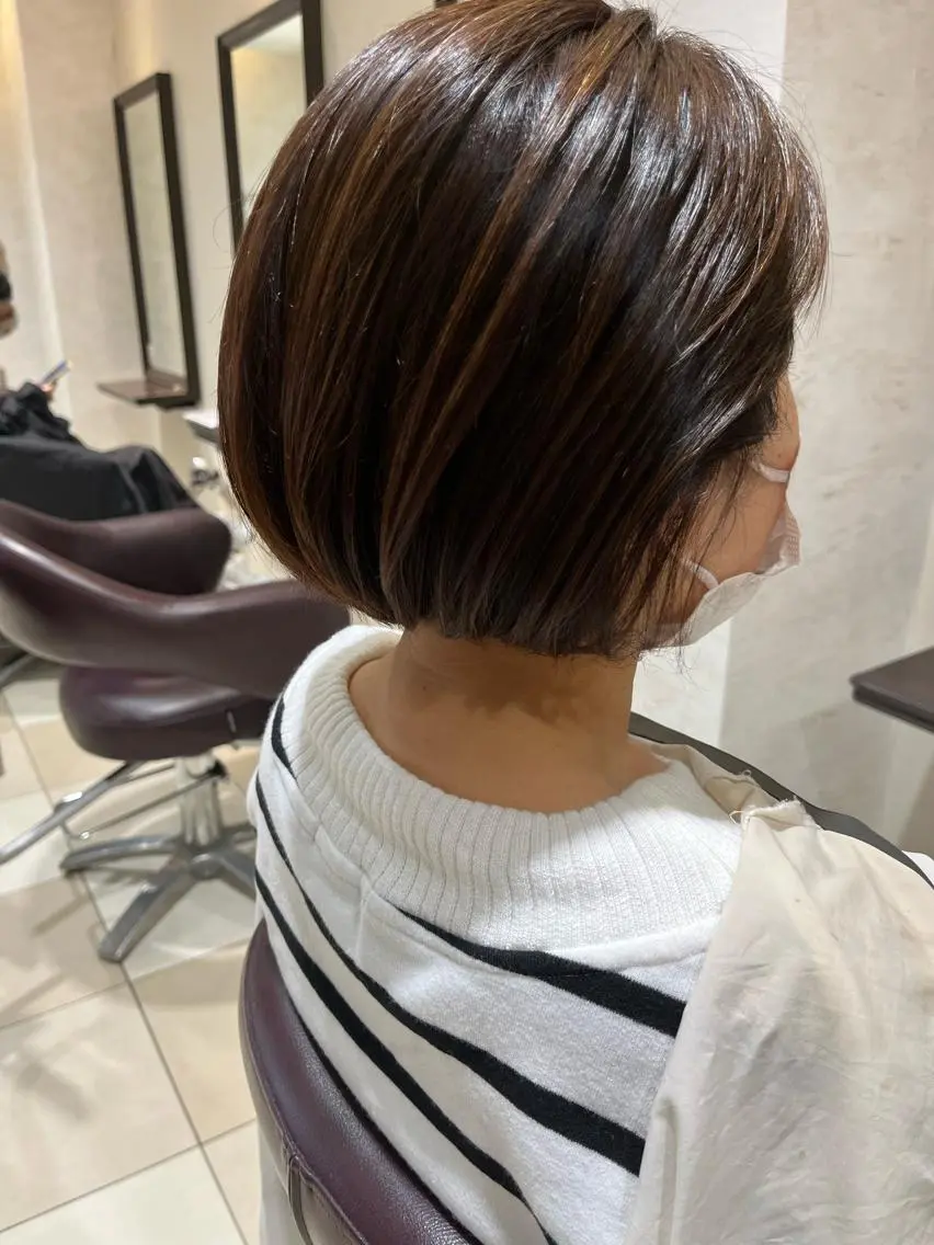ショート 永瀬 恵のヘアスタイル