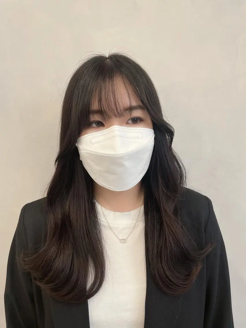 ロング ロングレイヤー 韓国風ヘア レイヤーカット ロング ❤︎︎韓国ヘア❤︎︎ 𝑺𝒉𝒊𝒉𝒐のヘアスタイル