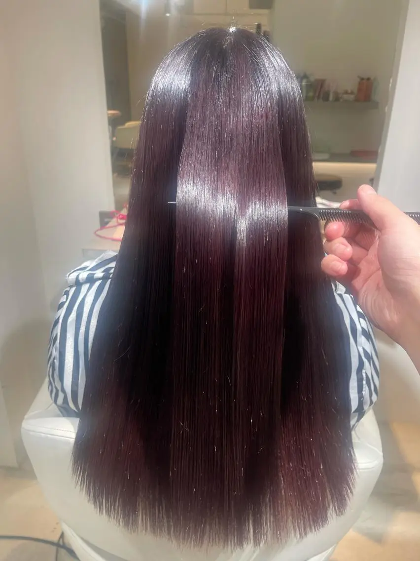 ロング カラー ヘアカラー トリートメント ヘアセット モテ髪提案します💕 髪質改善宗一郎のヘアスタイル