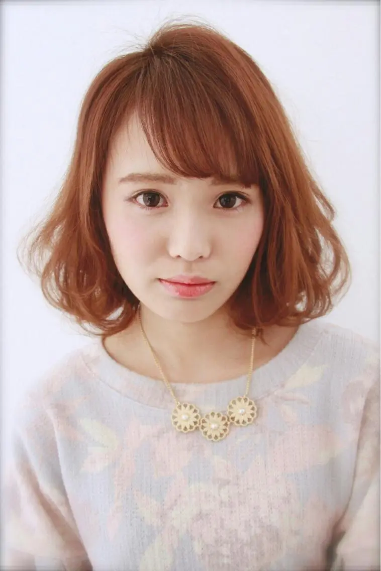 ミディアム カット パーマ トリートメント 菊池 貢平のヘアスタイル