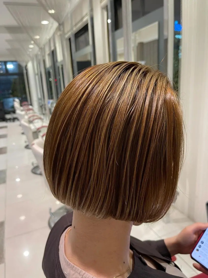 ショート ヘアカラー 杉田 一浩のヘアスタイル