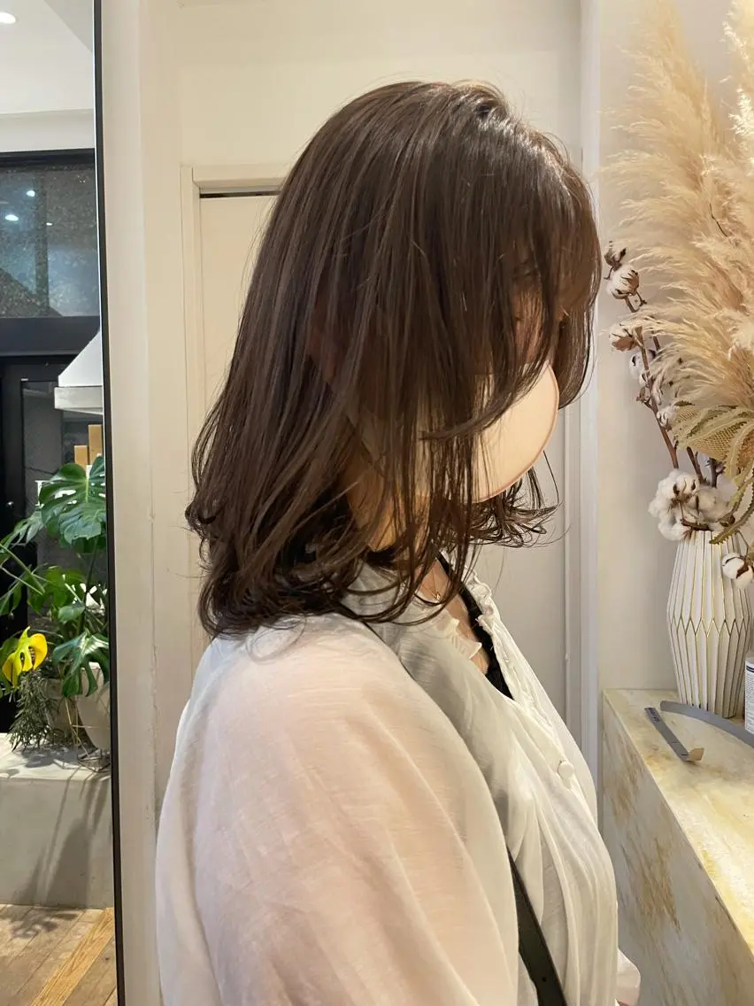 ミディアム カラー 透明感カラー 🫧透明感ヘア🫧 🧸竹花　彩希🧸のヘアスタイル