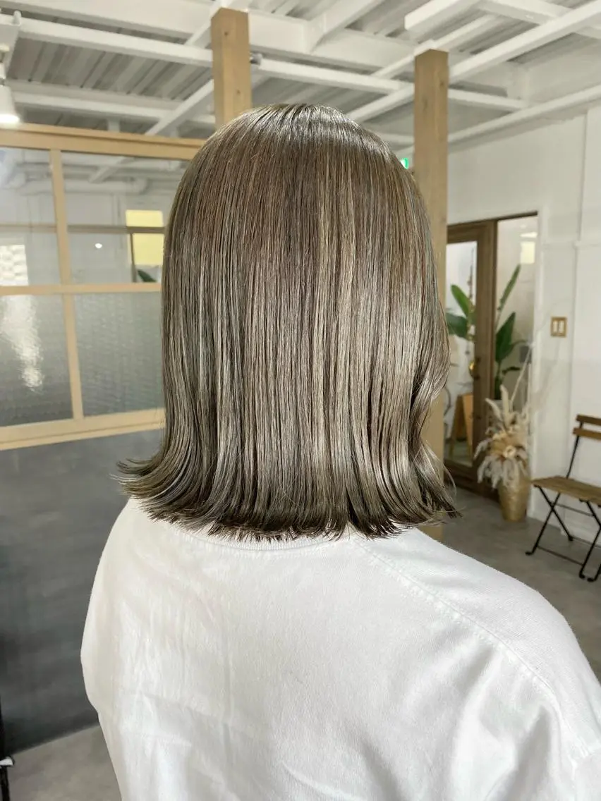 ミディアム カラー ヘアアレンジ ひなの .のその他イメージ