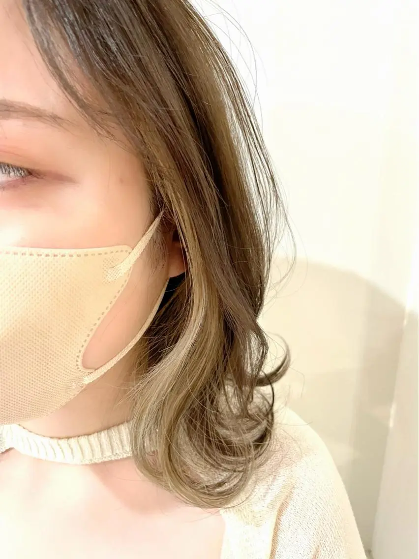 ミディアム カラー ヘアカラー 《インナーカラー》 YAMADAのヘアスタイル