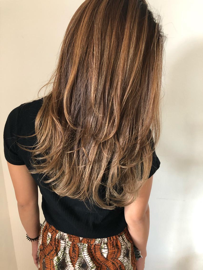 セミロング カラー 石垣島/美容師 Moeのヘアスタイル