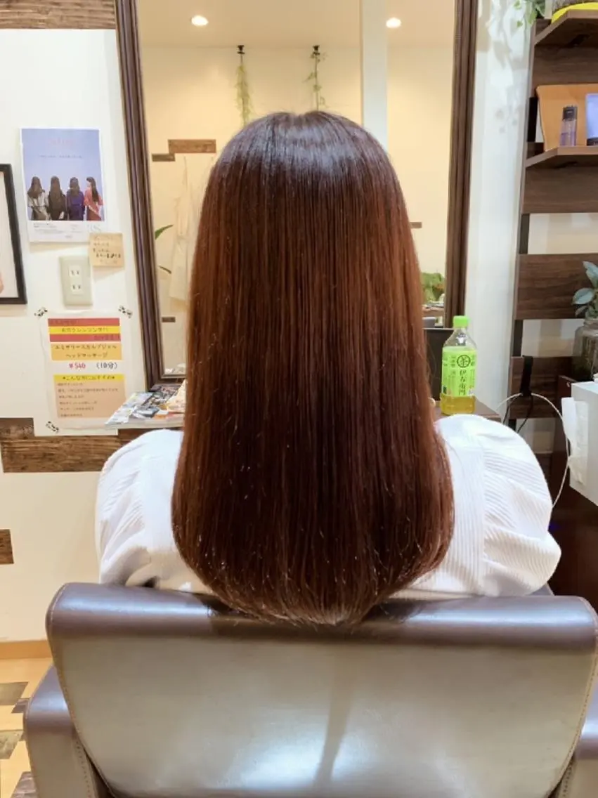 ロング カラー オレンジ ピンクカラー サトウ シューイチのヘアスタイル