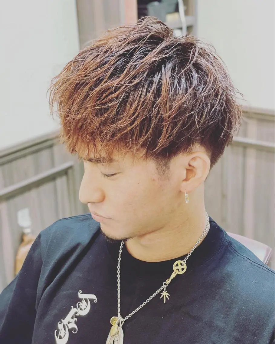 カラー メンズ その他 佐藤 輪喜広のヘアスタイル