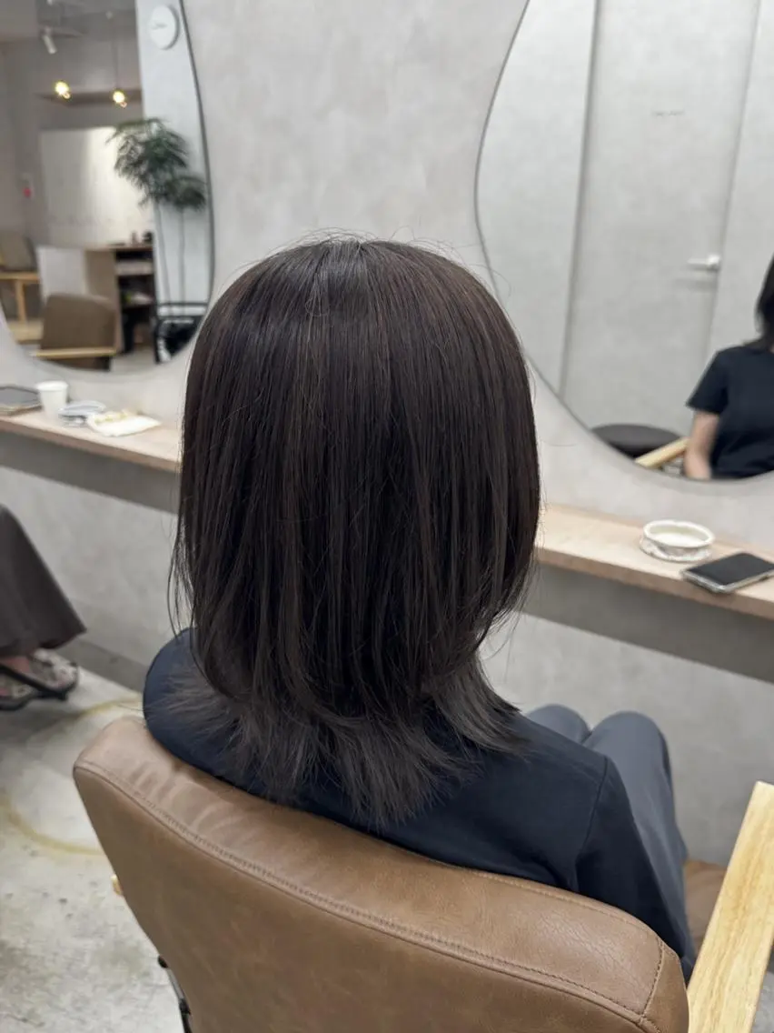 ミディアム カラー カット ヘアカラー YUCCAelua ⭐️モデル募集中⭐️のヘアスタイル