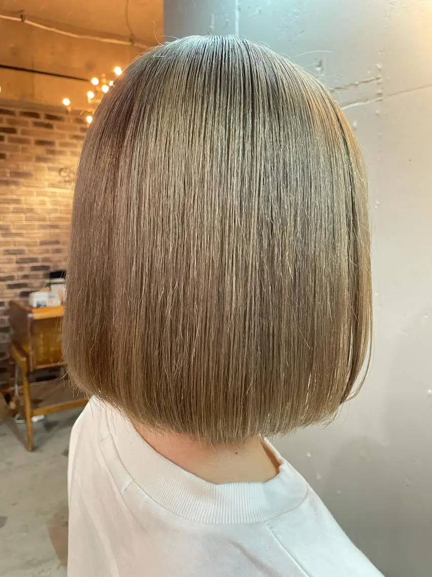 カラー ブロンド 🍀アレンジ簡単ヘア ☘️石田万里奈🍀のヘアスタイル