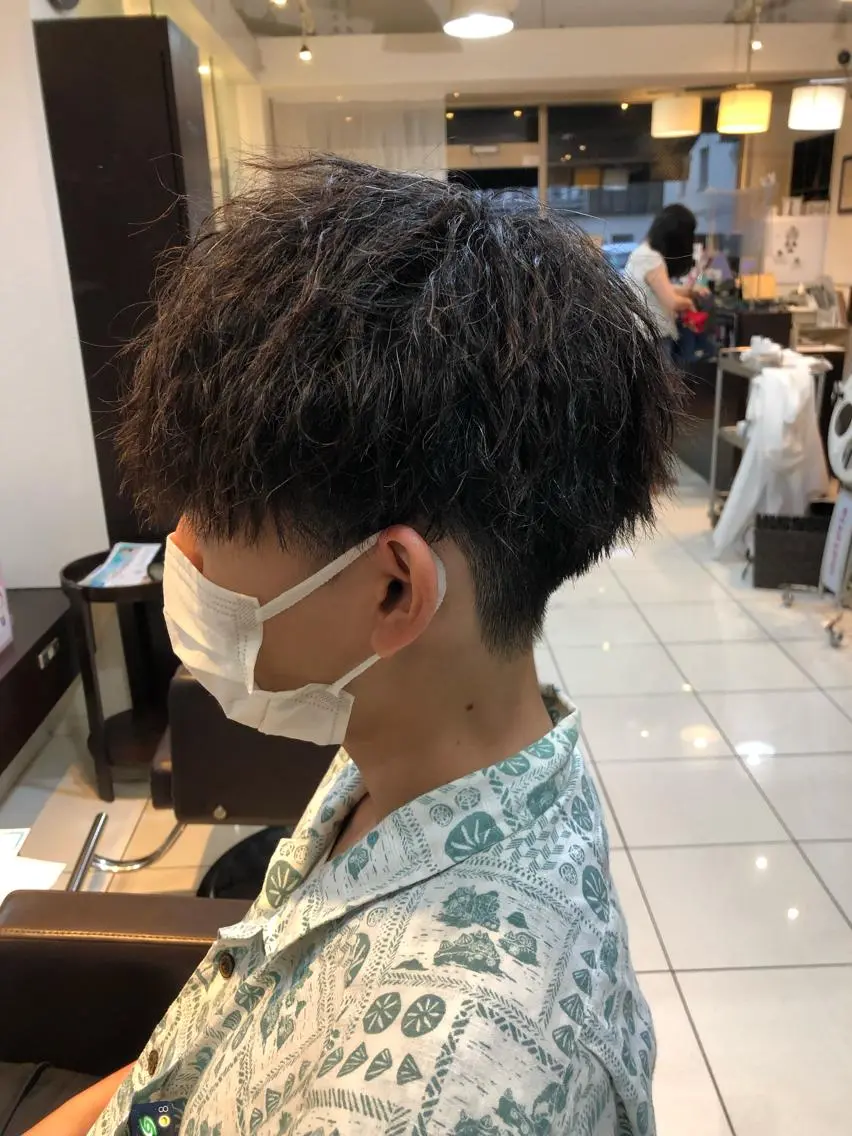 パーマ メンズ カット パーマ カ レラのヘアスタイル
