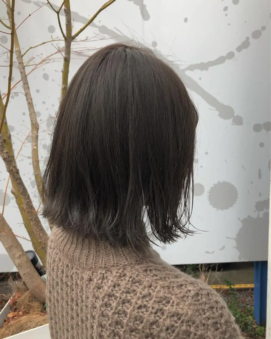セミロング カラー 🟩白髪ぼかし ショート/大司のヘアスタイル