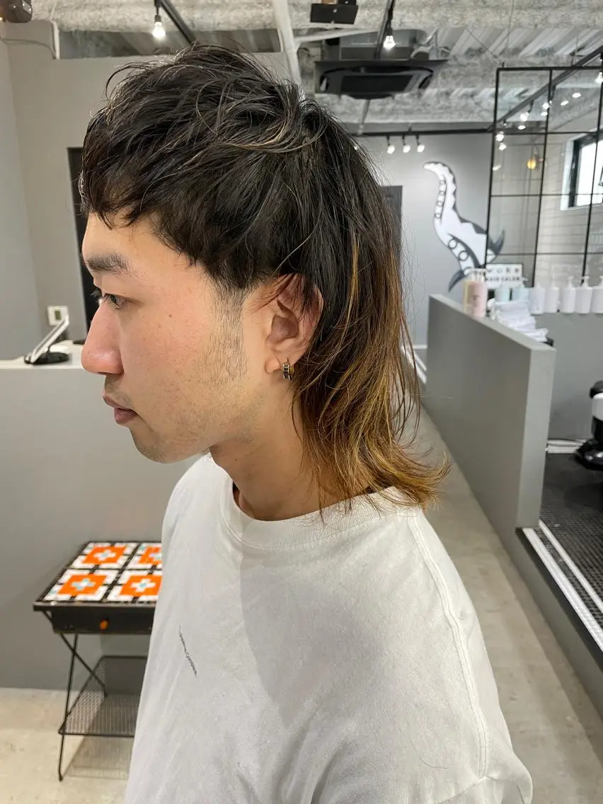 ミディアム メンズ メンズ専門サロン wokeのヘアスタイル