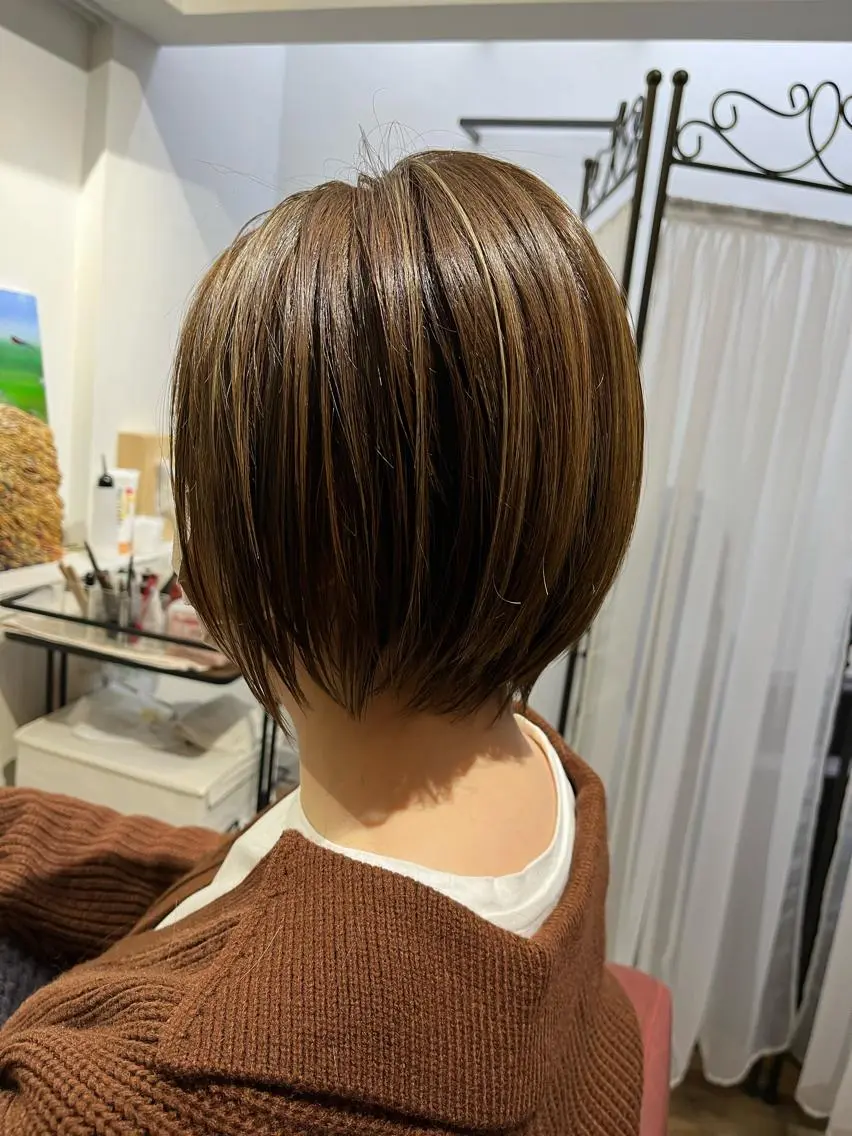 ショート カラー カット ヘアカラー 代表 土屋ヒロユキ ショートカットのヘアスタイル